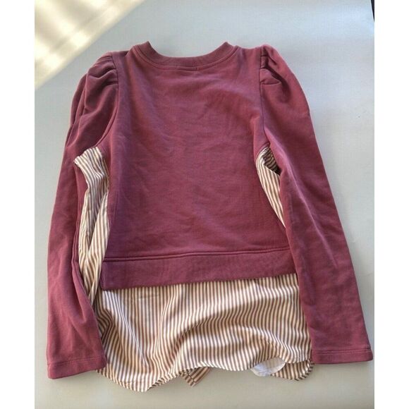 Anthropologie Maeve Layered Tunic Sweatshirt Women's M - Picture 3 of 9